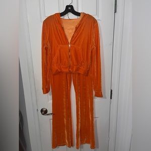 Velour Track Suit